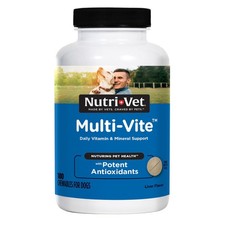 Multi-Vite Chewables for Adult Dogs, Daily Multivitamin Mineral Supplement f...