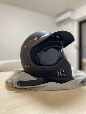 SHOEI EX-ZERO Helmet Matte Black L Size with SWANS Goggles & Genuine Visor