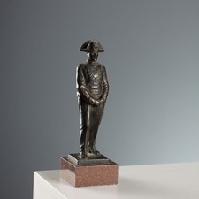 Moderne Skulptur Carabiniere aus Bronze Italien des XX Jhs Originell