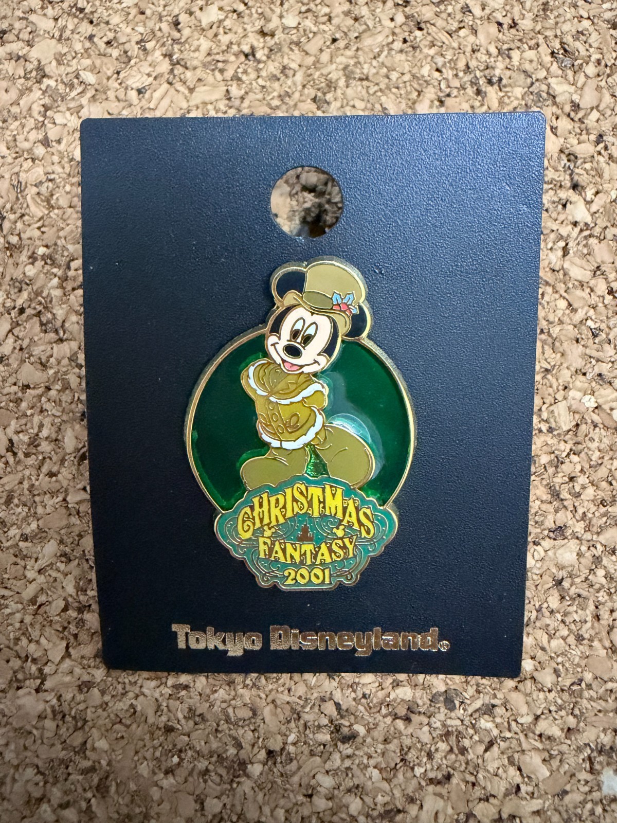 Tokyo Disneyland Mickey Mouse Christmas Fantasy 2001 Disney Pin