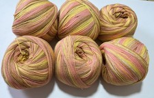 Joblot Variegated Unlabelled DK Acrylic Knitting Yarn approx weight 650gms 