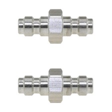 2PCS Dual Male Quick Disconnect Adapter Stainless Steel Double Male Quick-Dis...