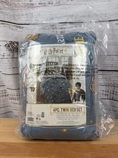 Harry Potter is My Home 4 Piece Twin Bed Set -Bedding Features Harry, Ron, He...