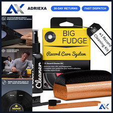 4-in-1 Vinyl Record Cleaning Kit - Ultra-Soft Brush, Cleaning Liquid Stylus Ca