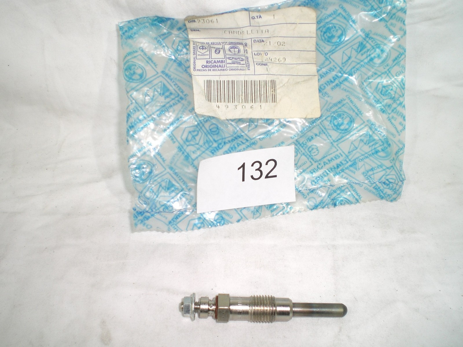 Original Glow Plug Suitable For Piaggio Porter Quargo Code 4930