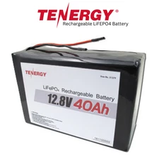 Tenergy 12.8V 40Ah Battery Pack with PCB, Bare Leads