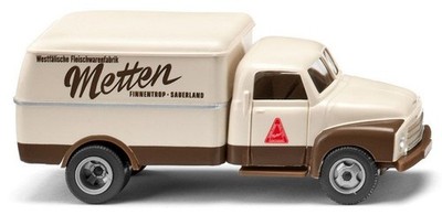 Wiking 835401 1:87 Opel Blitz Koffer-Lkw - ''Metten'' OVP/NEU
