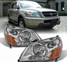 For 2003 2004 2005 Honda Pilot Headlights Headlamps Replacement 03-05 Leftright For 2003 2004 2005 Honda Pilot Headlights Headlamps Replacement 03-05 Leftright