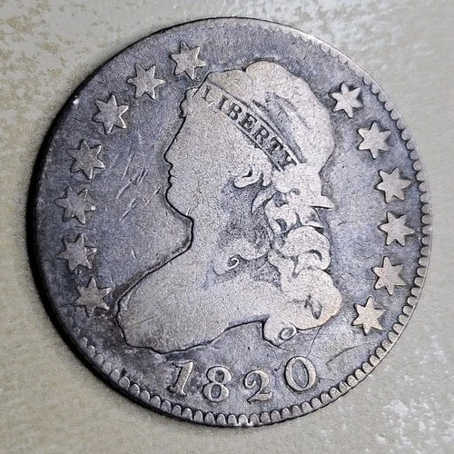 1820-P Capped Bust Quarter — photo from the most recent tracked eBay sale