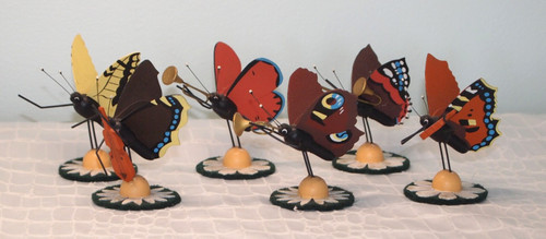 Erzgebirge Wood  Butterfly Bug Music Band playing instruments