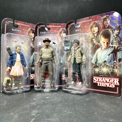 McFarlane Stranger Things Mike Wheeler Eleven Hopper 6'' Netflix Lot of 3 - New