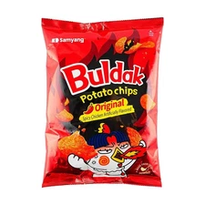 SAMYANG Buldak Potato Chips Artificial Spicy Chicken Flavor Original 4.23 oz
