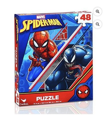 Marvel Spider-Man 48pc SPIDER-MAN/VENOM 9'' x 10'' Puzzle (2022, Spin Master)
