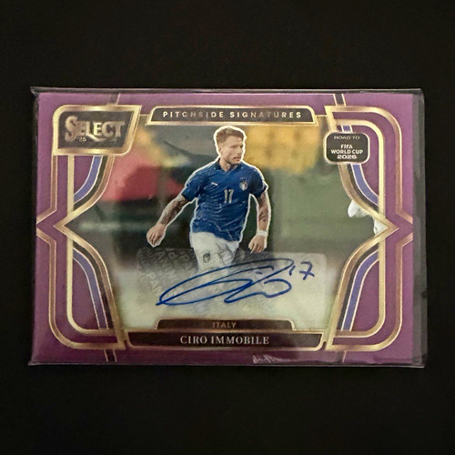Panini Select Road To FIFA World Cup Ciro Immobile Auto Prizm PS-CI /49