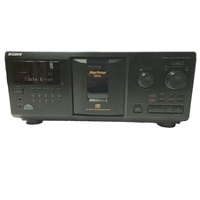 Sony CDP-CX355 MegaStorage 300 CD Changer Player - Parts or Repair Powers On