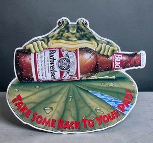 Budweiser Frog Sign | eBay