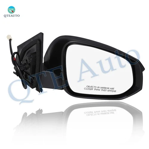 RH Power Non-Heated Textured Manual Folding View Mirror To 2013-2015 Toyota RAV4