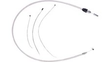 Magnum Alternate Length Polished Stainless Quick Connect Braided Upper Clutch Ca