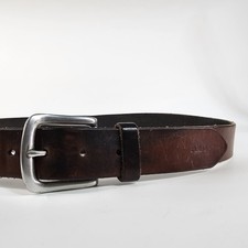 Polo Ralph Lauren Belt Men 40 Distressed Rustic Rugged Burnished Italian Leather