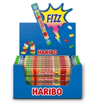 Haribo Roulette FIZZ! SOUR gummy bears rolls-40 rolls -Made in Germany FREE SHIP