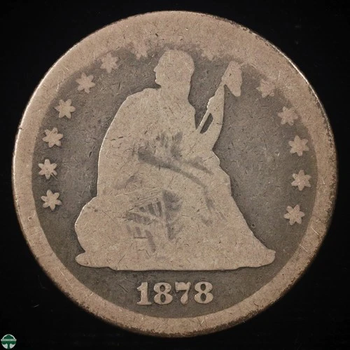 1878-P Seated Liberty Quarter — photo from the most recent tracked eBay sale