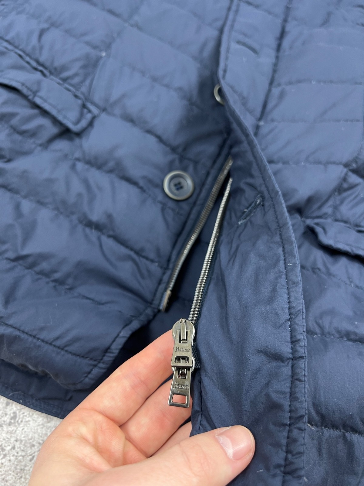 Herno Women's Micro Down Jacket Lightweight Blue … - image 13