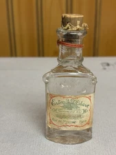 Vintage Extrait D'Odeur Perfume Bottle From Parfumerie Héliotrope Paris France