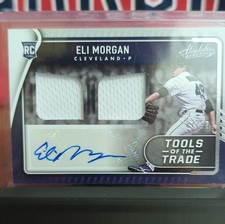 2022 Panini Absolute - Tools of the Trade 2 Swatch Signatures Eli Morgan /99