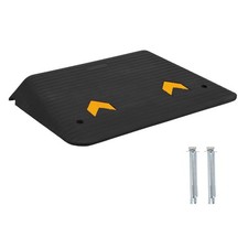 3.5" Rise Rubber Threshold Ramp for Doorways - 33,000 LBS Capacity