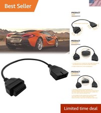 Flexible 12-pin To 16-pin Obd2 Adapter For Gm Vehicles - Non-destructive Install
