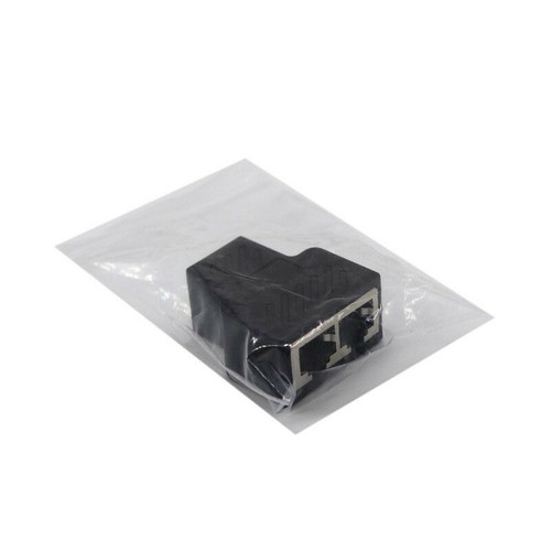 2* RJ45 Splitter Adapter 1 to 2 Ways Dual Female Port CAT5/CAT 6 LAN Ethernet E - Photo 12/14