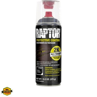 U-POL 2K Bedliner Aerosol, Protective Coating, Spray-On Truck Bed Liner, Impa...