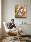 11 X 14 “Screamed!”Expressionism Handmade Unique Colorful Original Abstract Art — photo 3