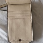 Gold Glitter Wallet Zipper Credit Card Folding Women's Solid Strap Beige — photo 6
