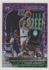 2019-20 NBA Hoops Premium Stock Purple Disco Prizm Carsen Edwards Rookie RC uk2