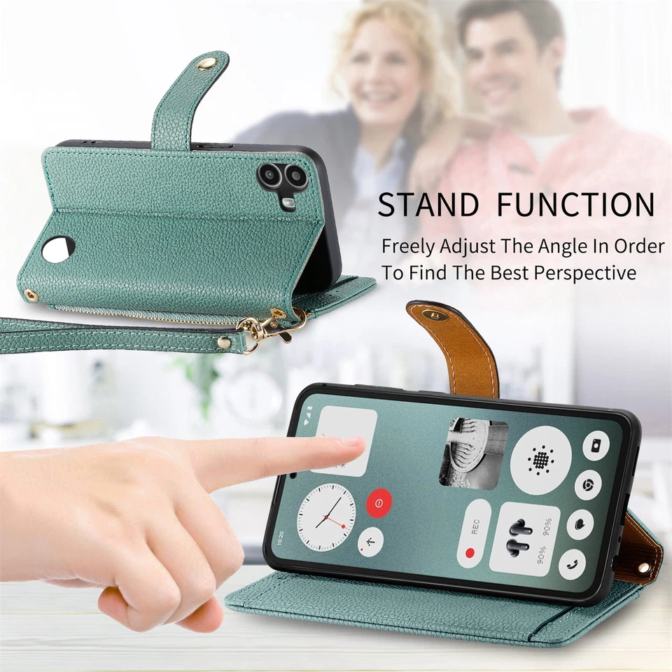 For T-Mobile Revvl 6 7 Pro T Phone Pro 2 Pro Zip Wallet Case Flip Leather Cover - Image 3 of 4