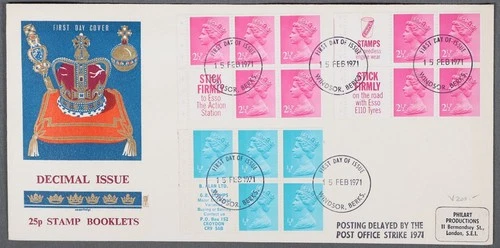 MayfairStamps Germany FDC 1971 Decimal Issue 25p Booklet First Day Cover aaw_965