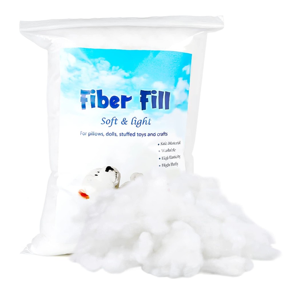 150g Polyester Fill, Premium Polyester Fiberfill, Recycled Polyester Fiber, H... 150g Polyester Fill, Premium Polyester Fiberfill, Recycled Polyester Fiber, H...