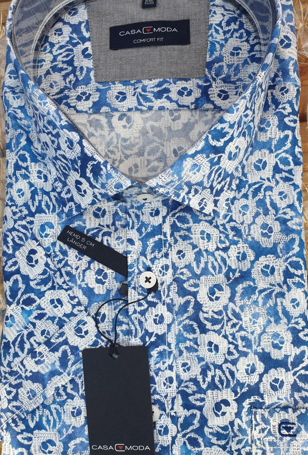 CASA MODA NEW SUMMER BLUE FLORAL SHORT SLEEVE SHIRT 2xl 3XL4XL5XL6XL 7XL
Opens in a new window or ta