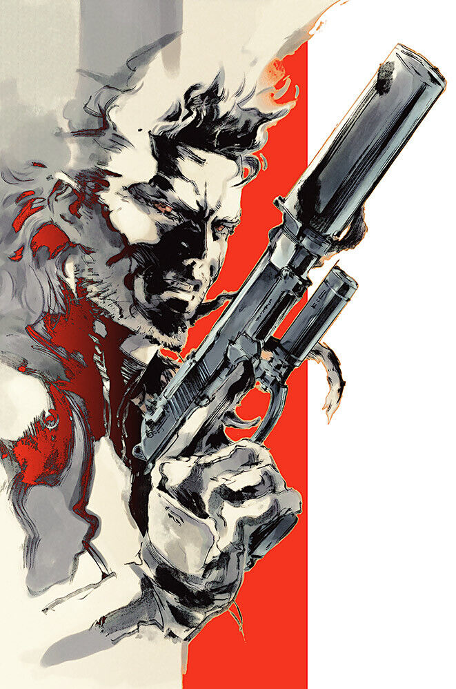 Metal Gear Solid 2 poster Postcard for Sale by PFCpatrickC