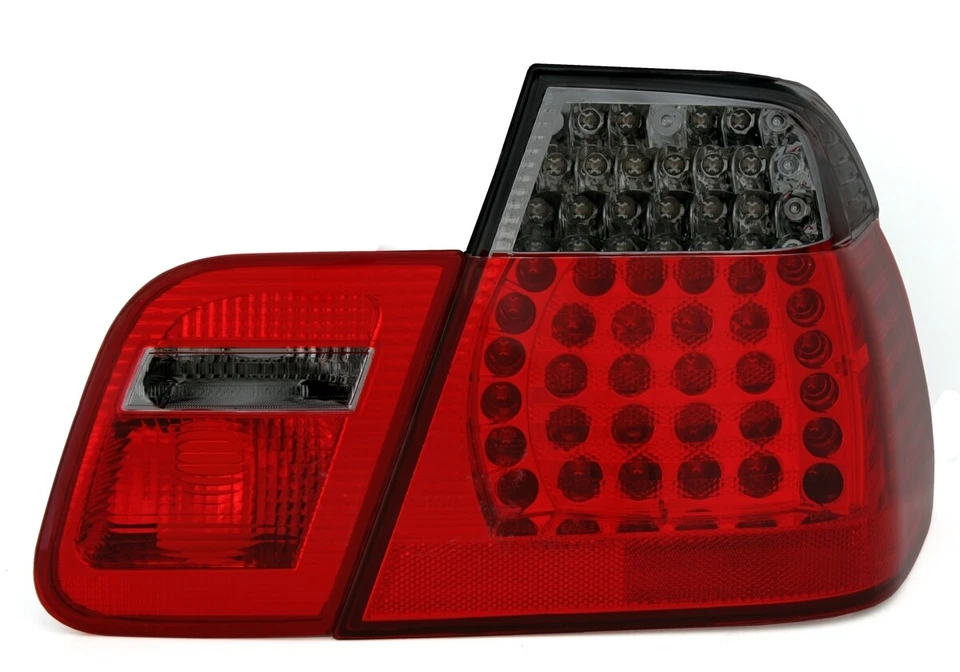 LED Rückleuchten Set für 3er BMW E46 Limousine 1998-2001 Heckleuchten Rot Smoke - Bild 3 von 4