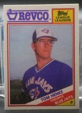 Tom Henke (Blue Jays) - 1988 Topps Revco #31