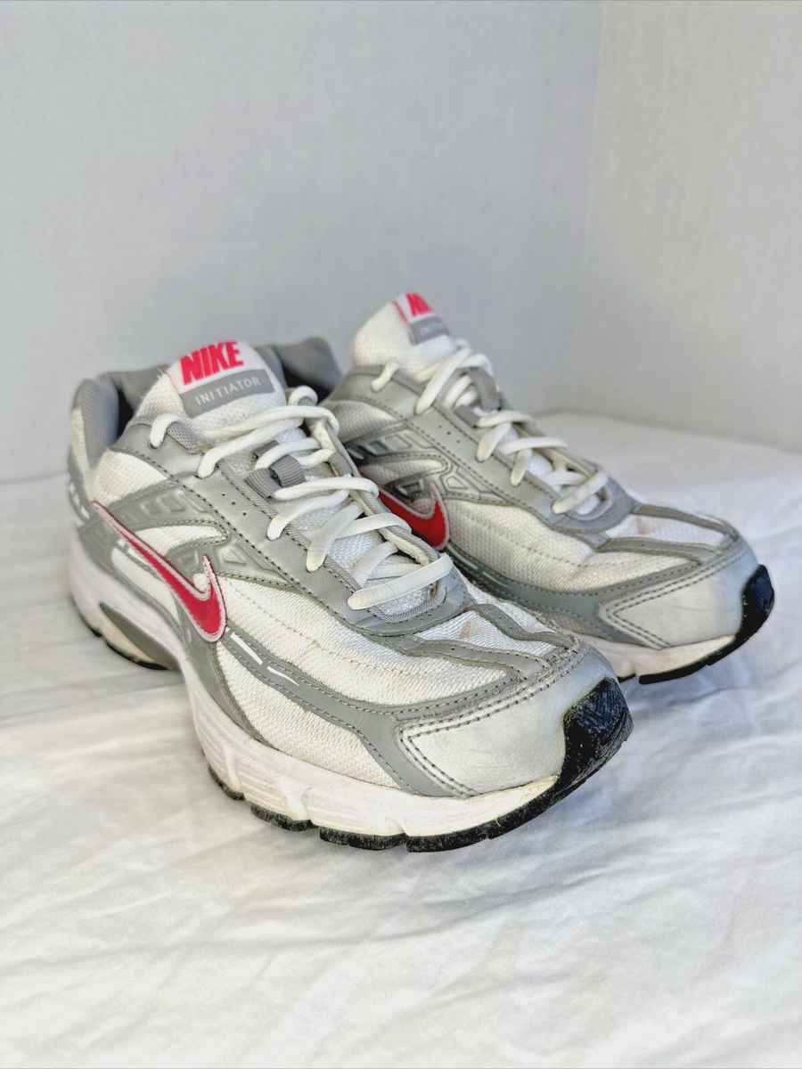 ★Nike★ initiator women shoes 394053-101 Nike Womens Initiator 394053-101 White Silver Pink Running