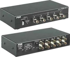 FSR RGB-HV-2 1x2 RGBHV Distribution Amplifier, BNC, Cable EQ