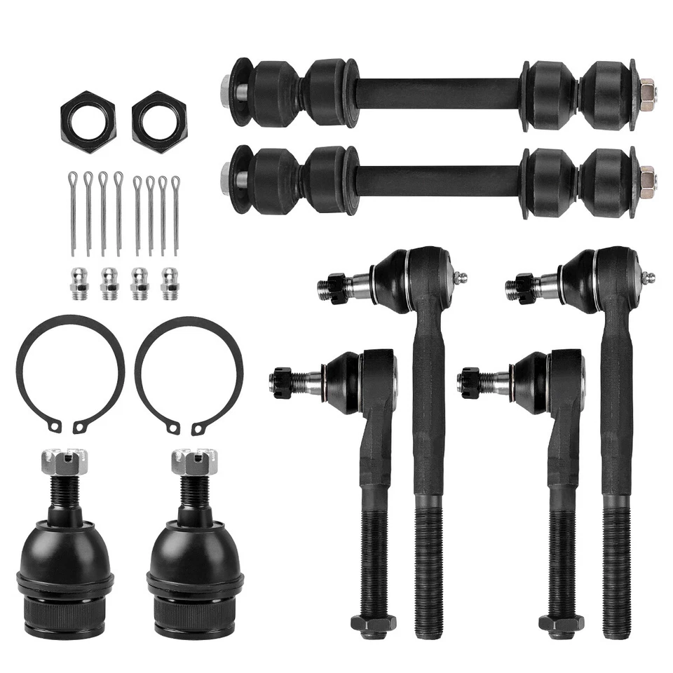 RWD for 1997-2003 Ford F-150 10pcs Control Arm Tie Rod Sway Bar Suspension Kit Foto 2 de 4