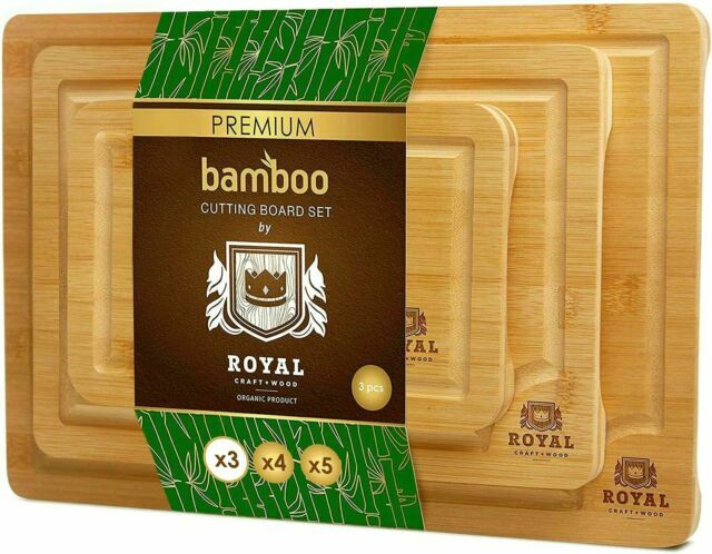 Royal Craft Wood Bamboo Cutting Board
