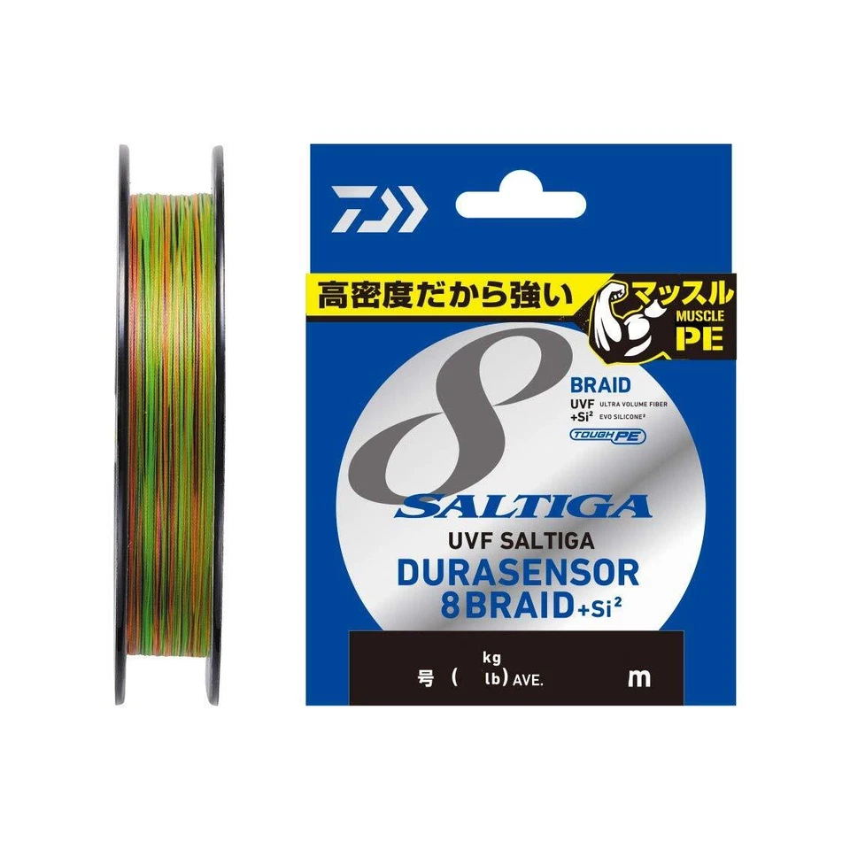 Daiwa PE Line UVF SALTIGA DURA SENSOR X8 Si2 #1.5 26lb 300m Multicolore 07303403 - Photo 1/1