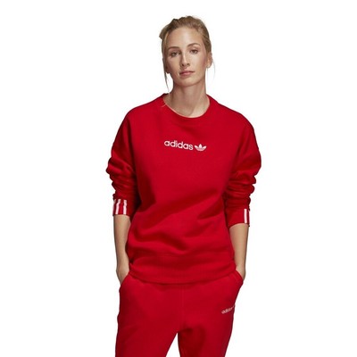 adidas originals coeeze sweat pant in red