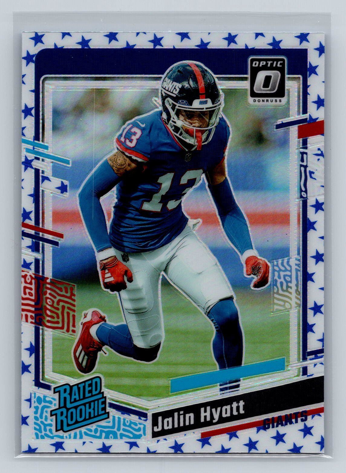2023 Donruss Optic Jalin Hyatt #279 Stars New York Giants