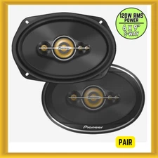 Pioneer TS-A6991F 6 x 9" 120W RMS Power 5-Way 4 Ohms Coaxial Car Speakers (PAIR)